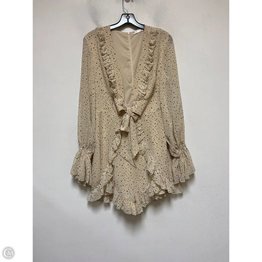 Romper By Clothes Mentor In Polkadot Pattern, Size: L