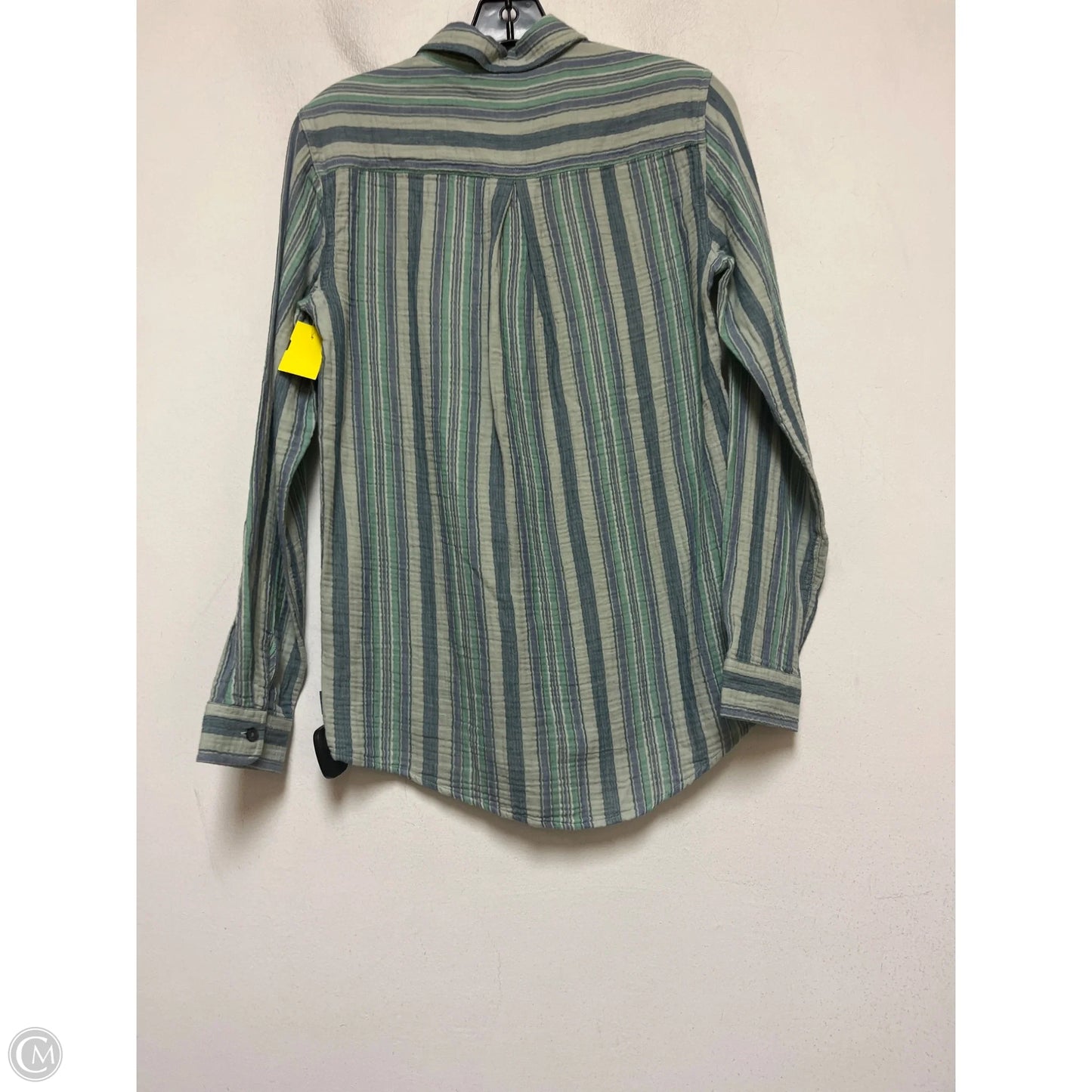Top Long Sleeve By Eddie Bauer In Striped Pattern, Size: Xs