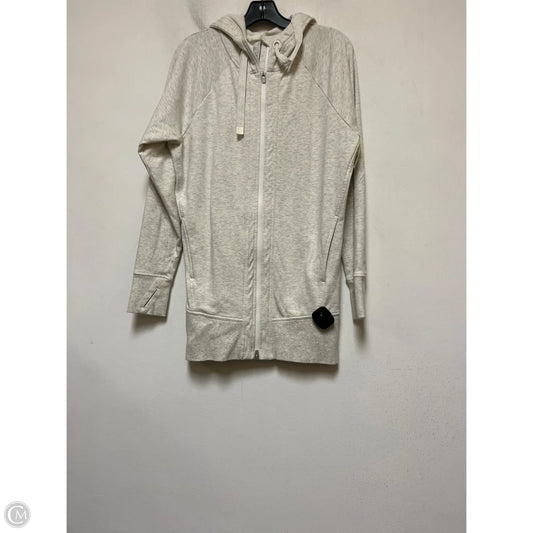 Athletic Sweatshirt Hoodie By Athleta In Tan, Size: S