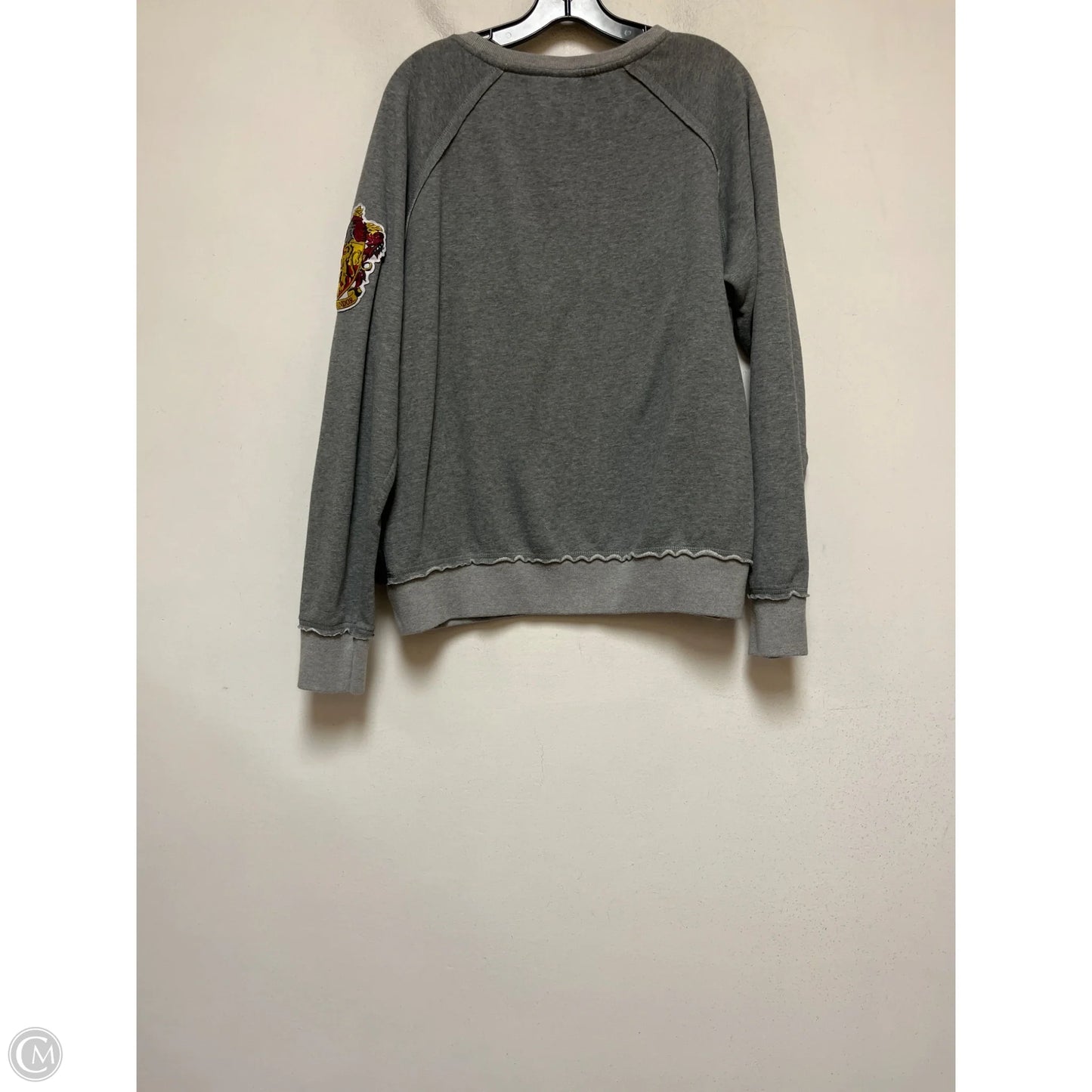 Top Long Sleeve By Clothes Mentor In Grey, Size: L