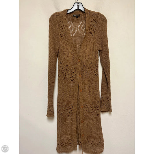 Sweater Cardigan By Bcbgmaxazria In Brown, Size: S