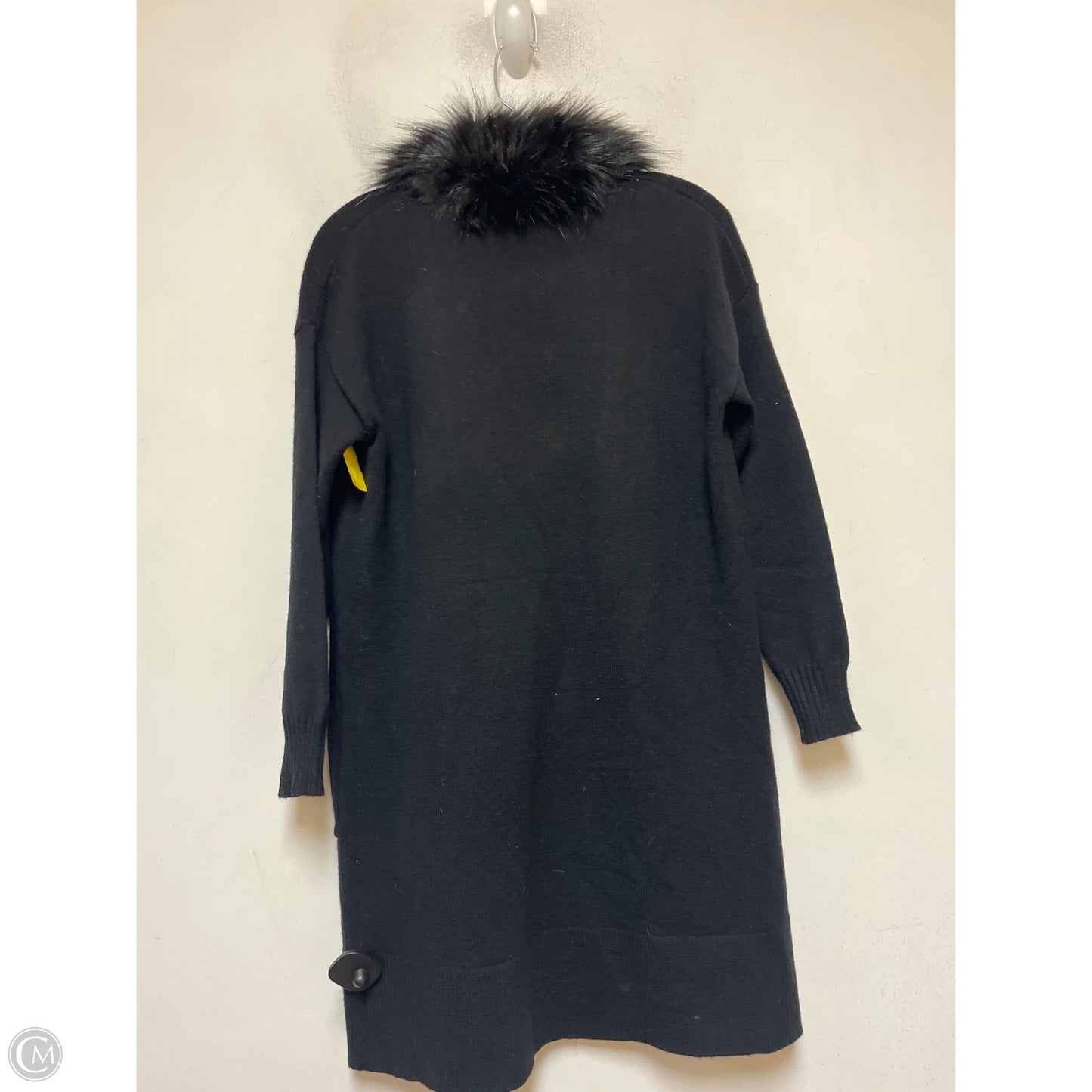 Sweater Cardigan By Saks Fifth Avenue In Black, Size: S