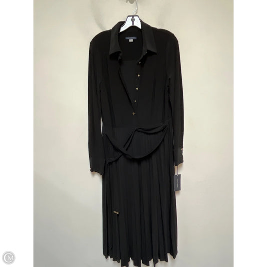 Dress Casual Midi By Tommy Hilfiger In Black, Size: L