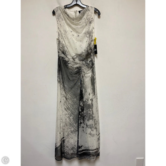 Dress Casual Maxi By Dkny In Black & White, Size: M