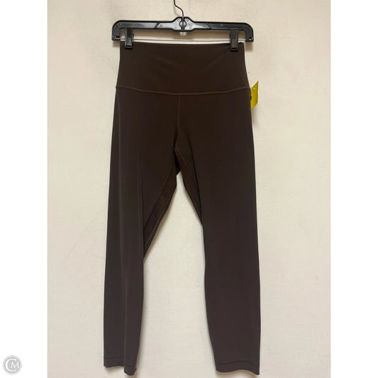 Athletic Leggings By Lululemon In Brown, Size: 6