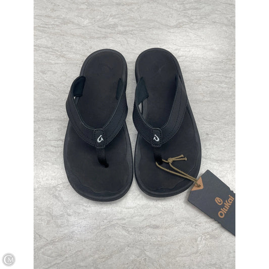 Sandals Flats By Olukai In Black, Size: 8