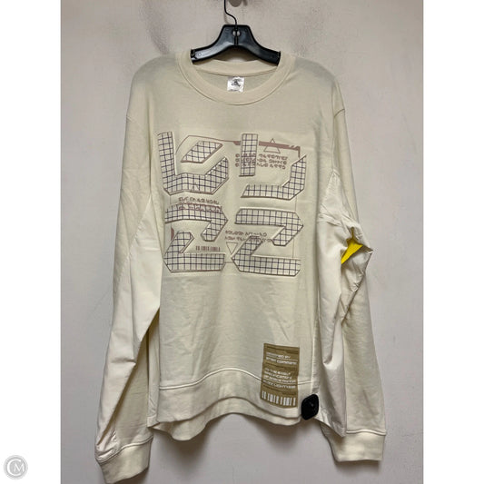 Sweatshirt Crewneck By Disney In Cream, Size: L