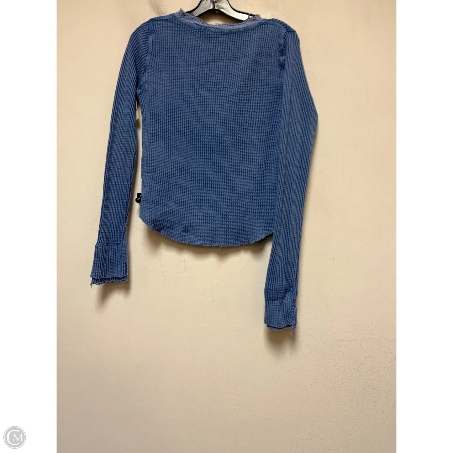 Top Long Sleeve By Free People In Blue, Size: L