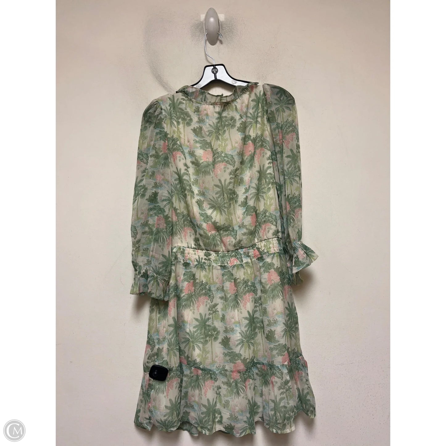 Dress Casual Short By Vineyard Vines In Tropical Print, Size: L