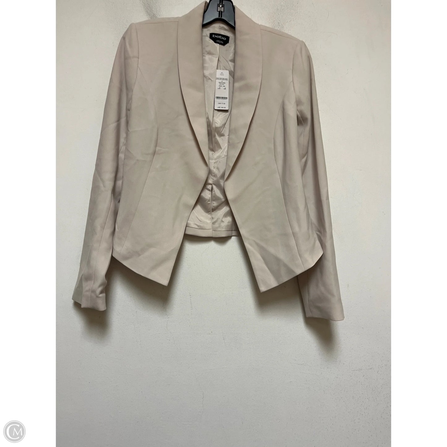 Blazer By Bebe In Tan, Size: S