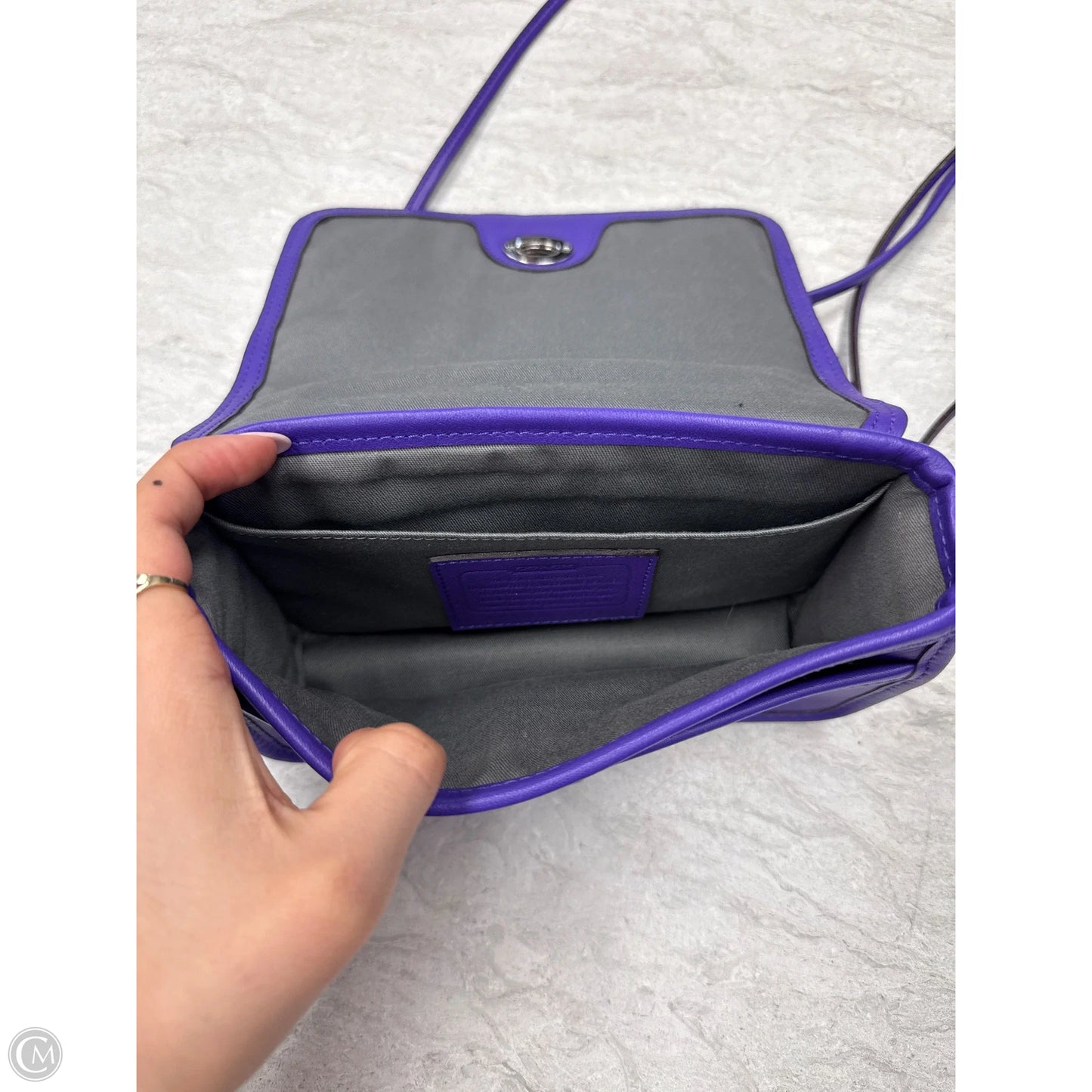 Crossbody Designer By Coach, Size: Small