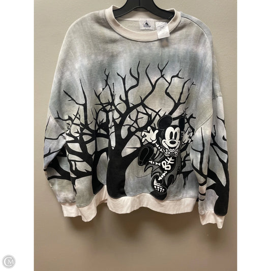 Top Long Sleeve By Disney In Tie Dye Print, Size: L