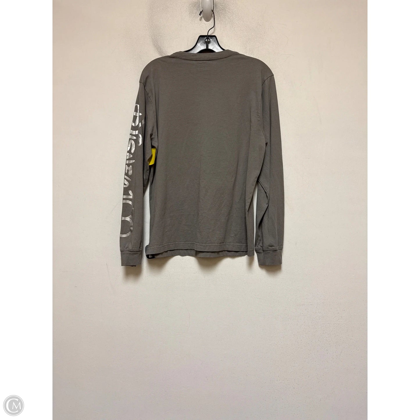 Top Long Sleeve By Disney In Grey & Purple, Size: S