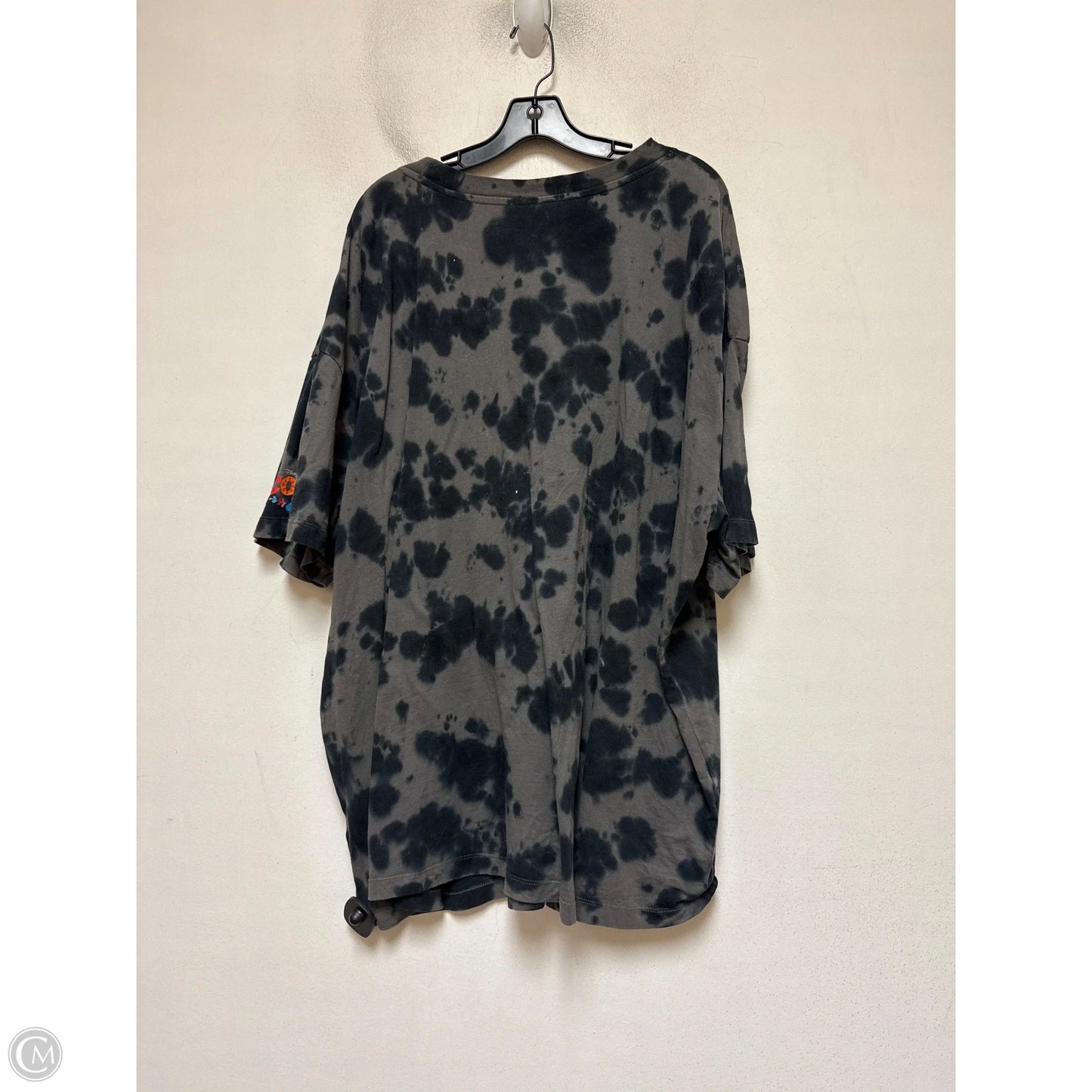 Top Short Sleeve Basic By Disney In Tie Dye Print, Size: 3x