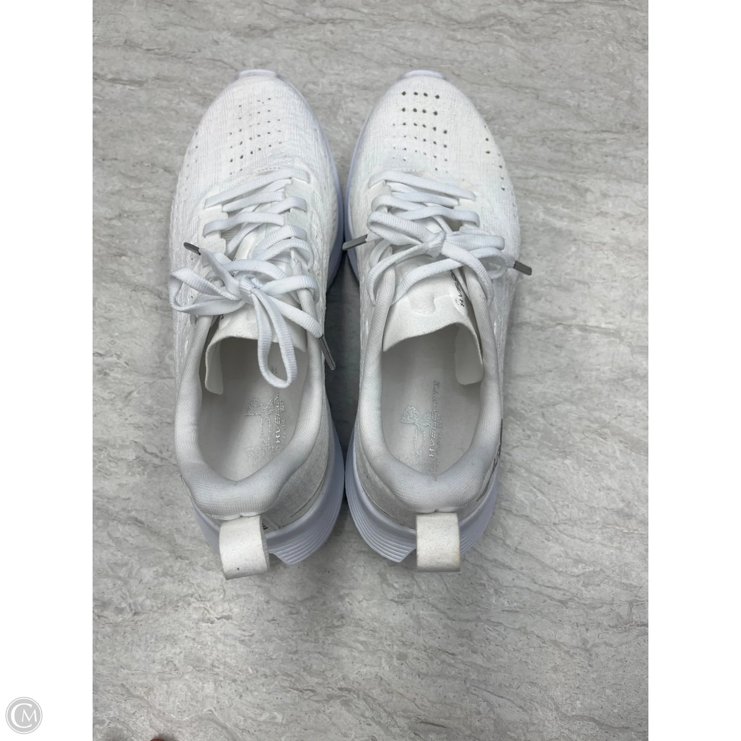 Shoes Athletic By Under Armour In White, Size: 8