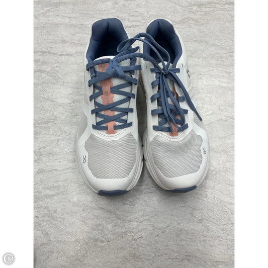 Shoes Athletic By On Cloud In Blue & Grey, Size: 7.5