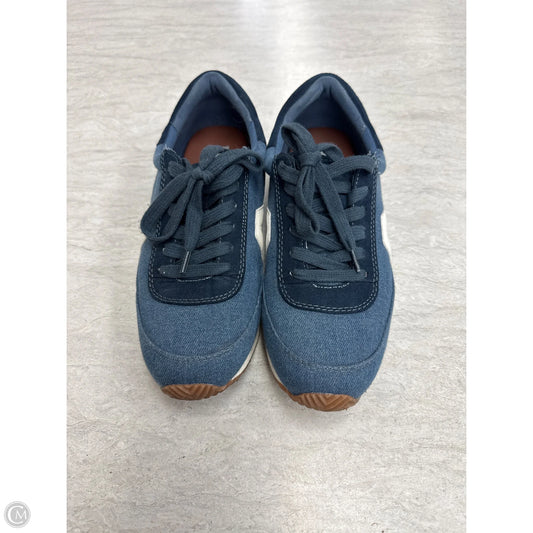 Shoes Sneakers By Loft In Blue Denim, Size: 7.5