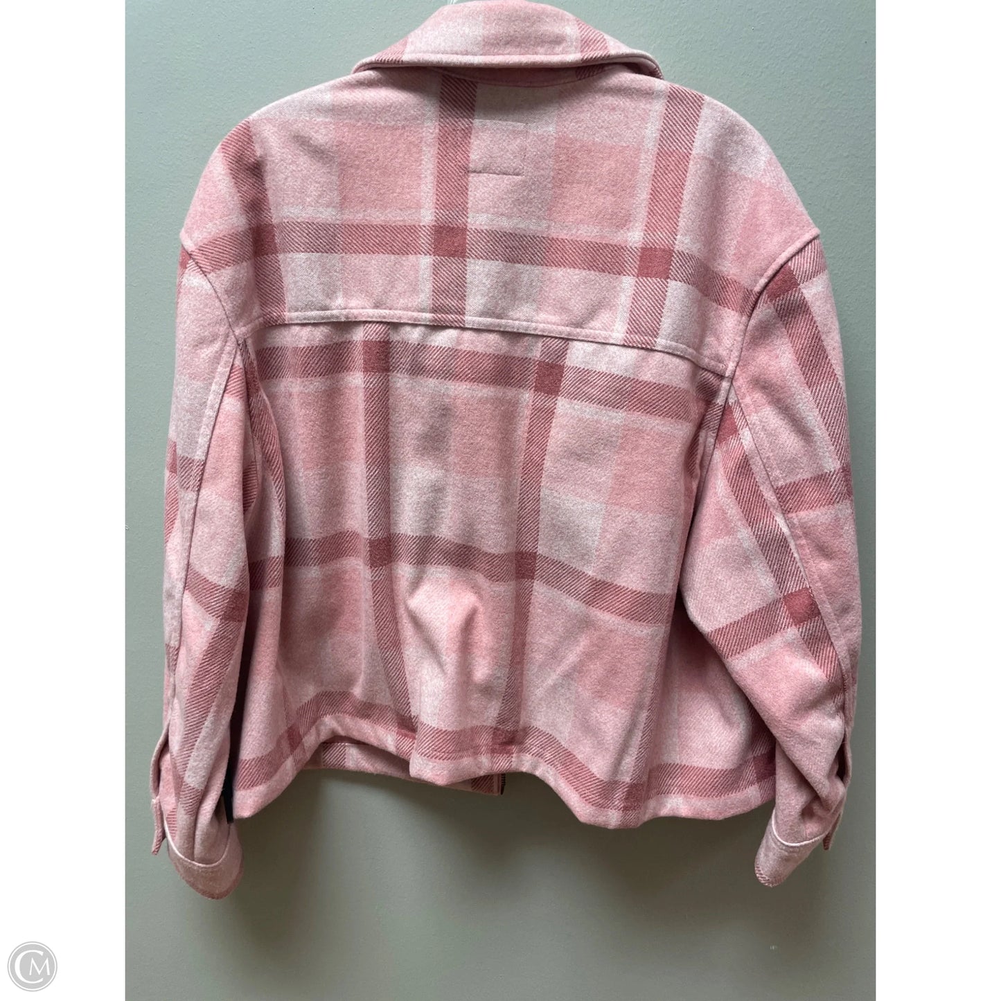 Jacket Shirt By Old Navy In Pink, Size: Xlp