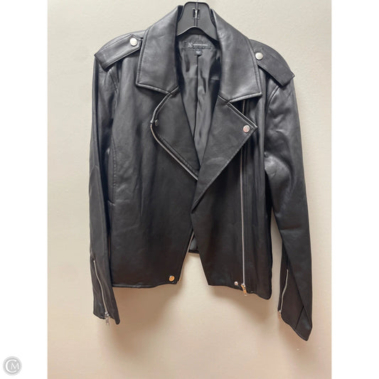 Jacket Moto By Inc In Black, Size: L