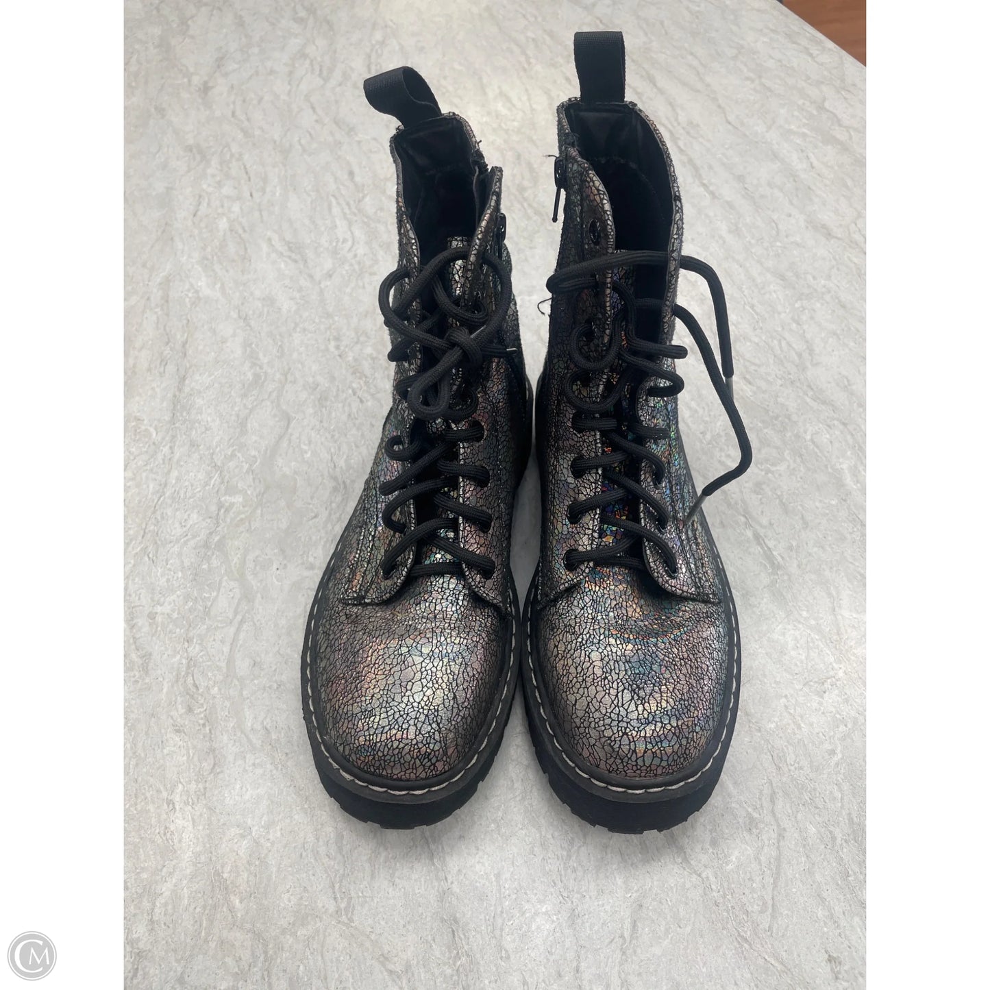 Boots Ankle Flats By Mix No 6 In Multi-colored, Size: 7.5