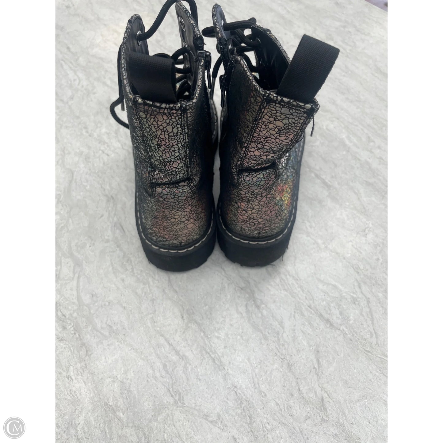 Boots Ankle Flats By Mix No 6 In Multi-colored, Size: 7.5