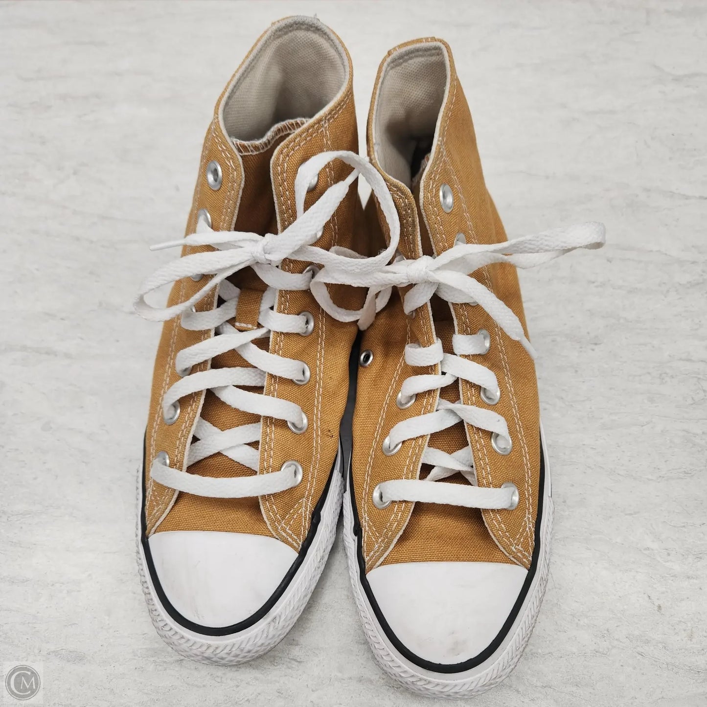 Shoes Sneakers By Converse In Yellow, Size: 7