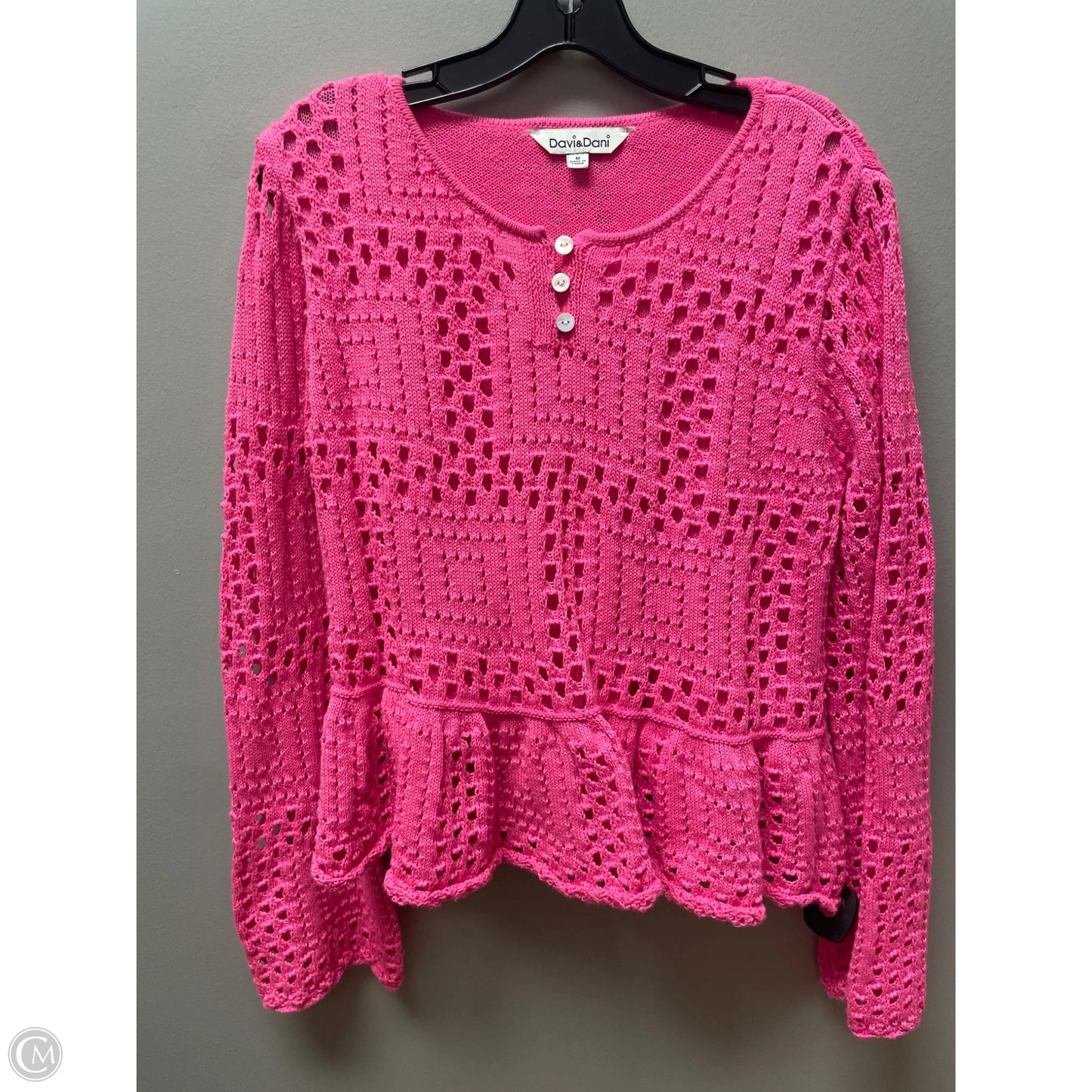 Sweater By Davi & Dani In Pink, Size: M
