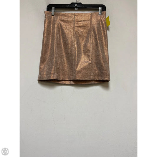 Skirt Mini & Short By Free People In Rose Gold, Size: 4
