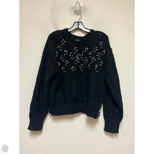 Sweater By Clothes Mentor In Black, Size: L