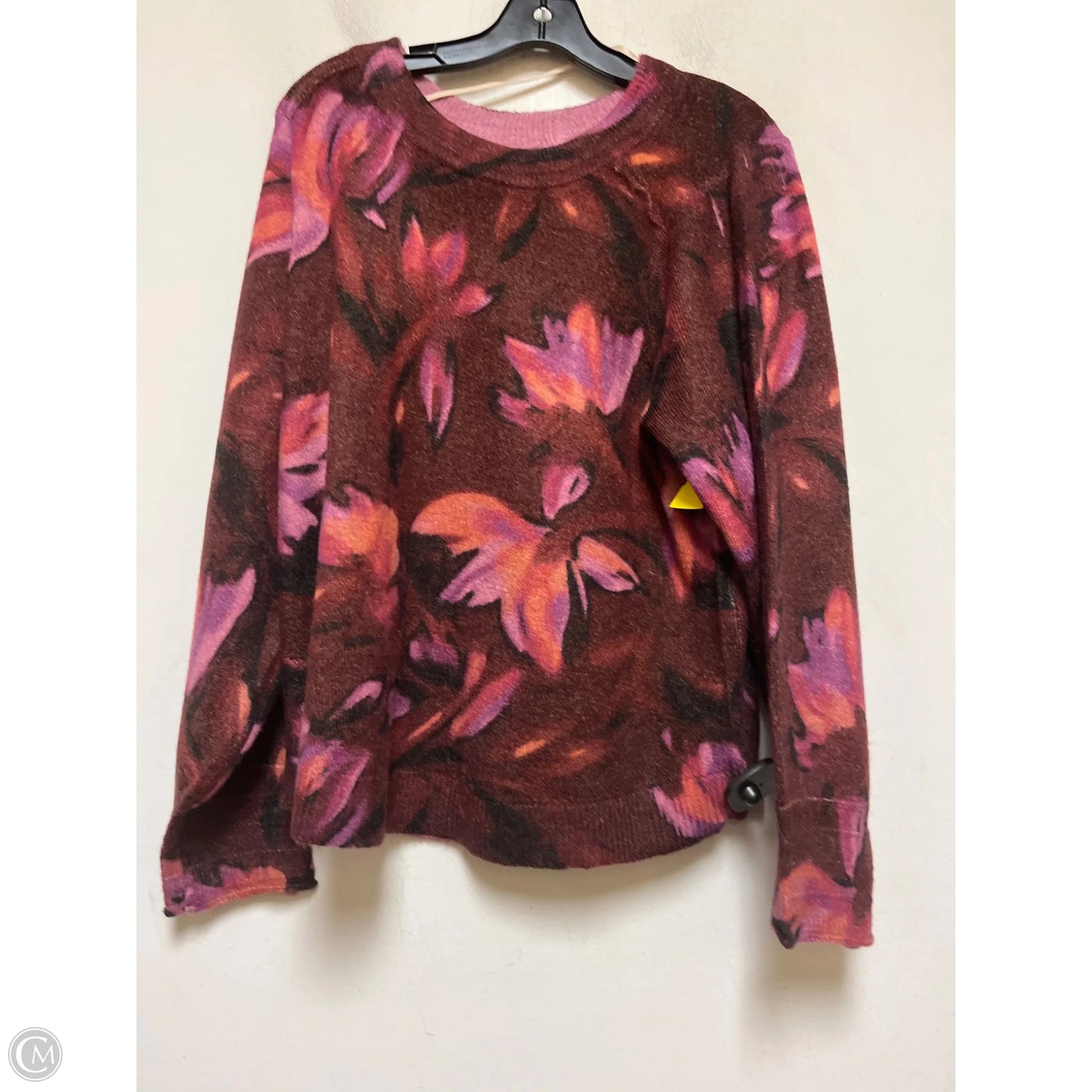 Sweater By Democracy In Purple, Size: 1x