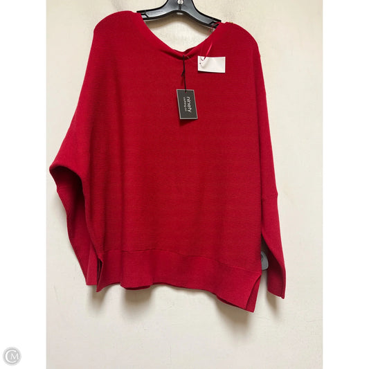 Sweater By Clothes Mentor In Red, Size: Xl