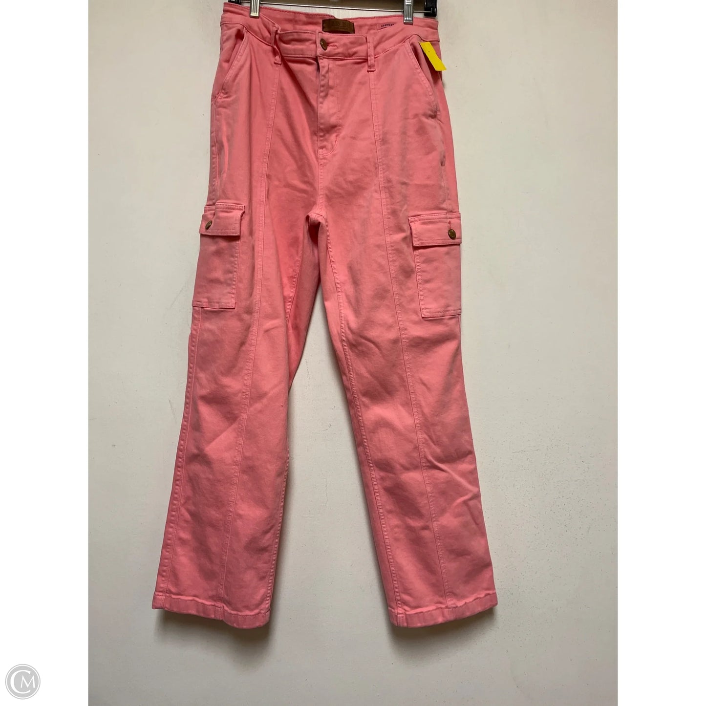 Jeans Straight By Judy Blue In Pink Denim, Size: 14