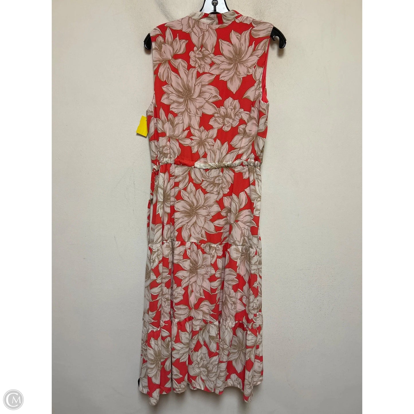 Dress Casual Maxi By Anne Klein In Pink & White, Size: M