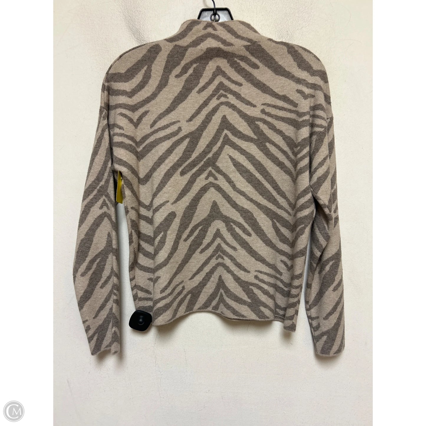 Sweater By Carmen By Carmen Marc Valvo In Animal Print, Size: Xs