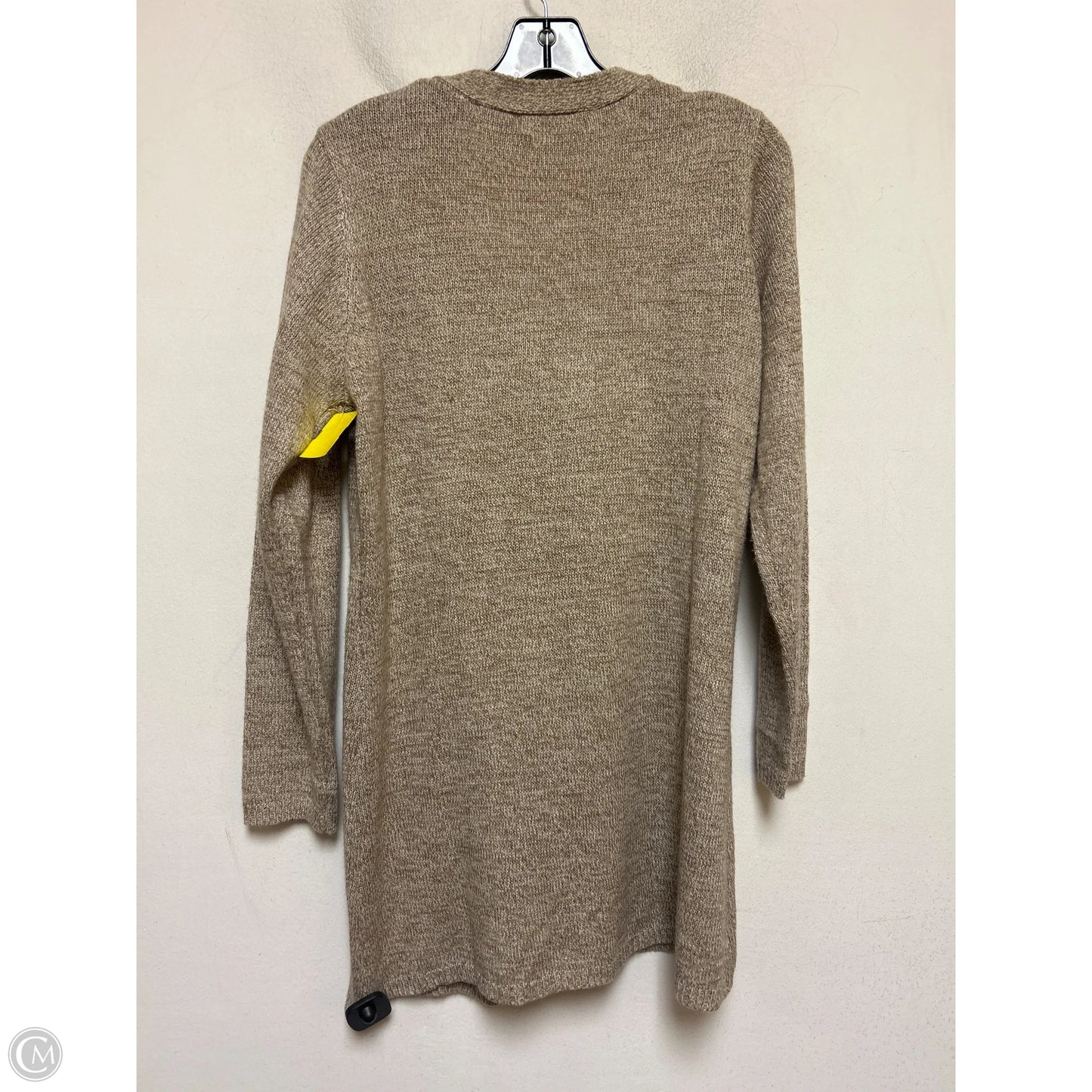 Sweater Cardigan By Karen Scott In Tan, Size: Xlp