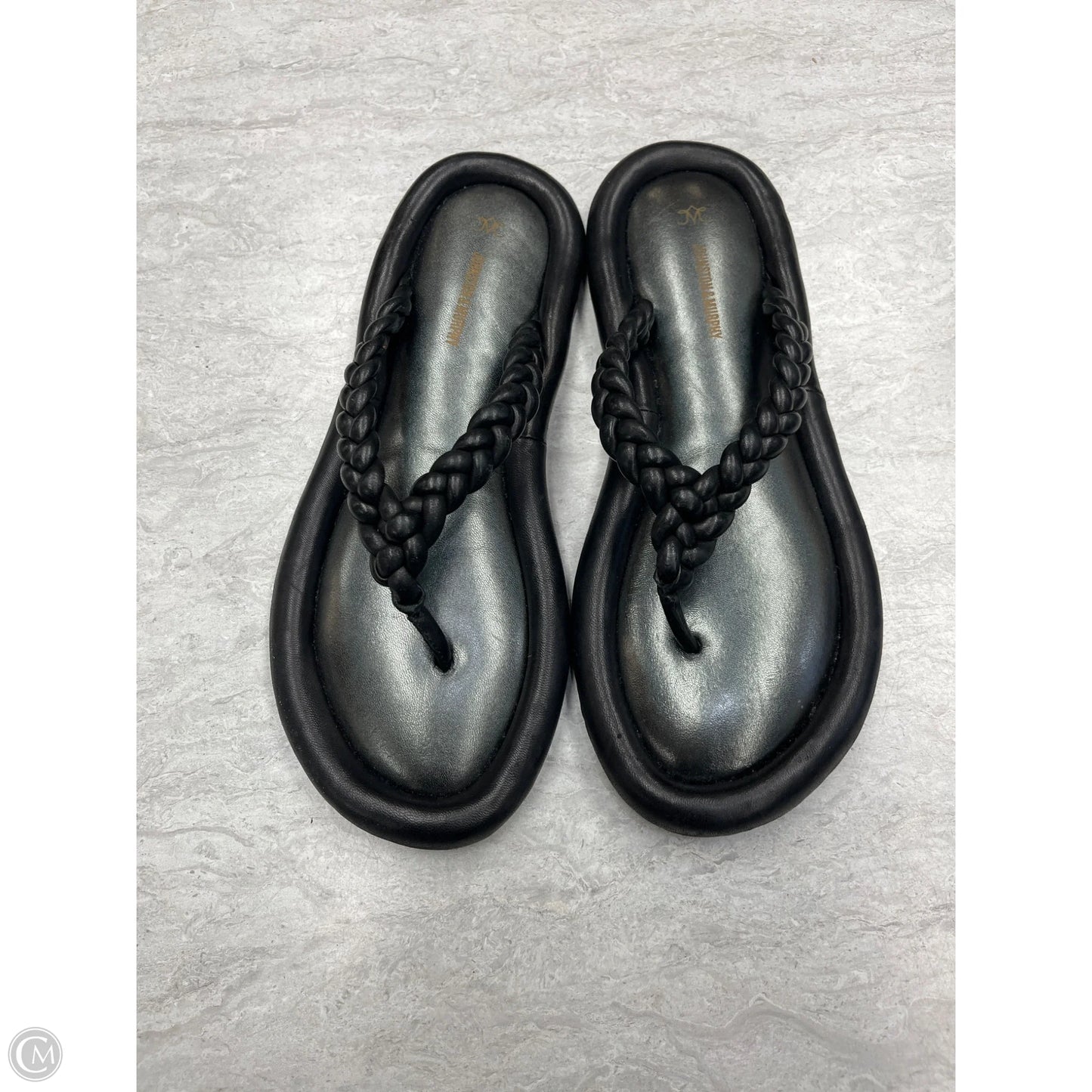 Sandals Flats By Johnston & Murphy In Black, Size: 7.5