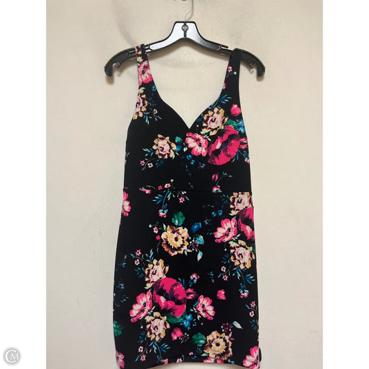Dress Casual Short By Express In Floral Print, Size: S