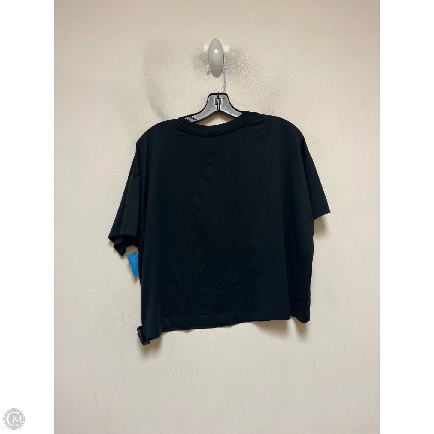 Athletic Top Short Sleeve By Vuori In Black, Size: L