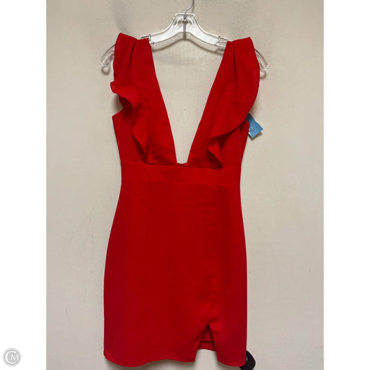 Dress Casual Short By Superdown In Red, Size: Xxs