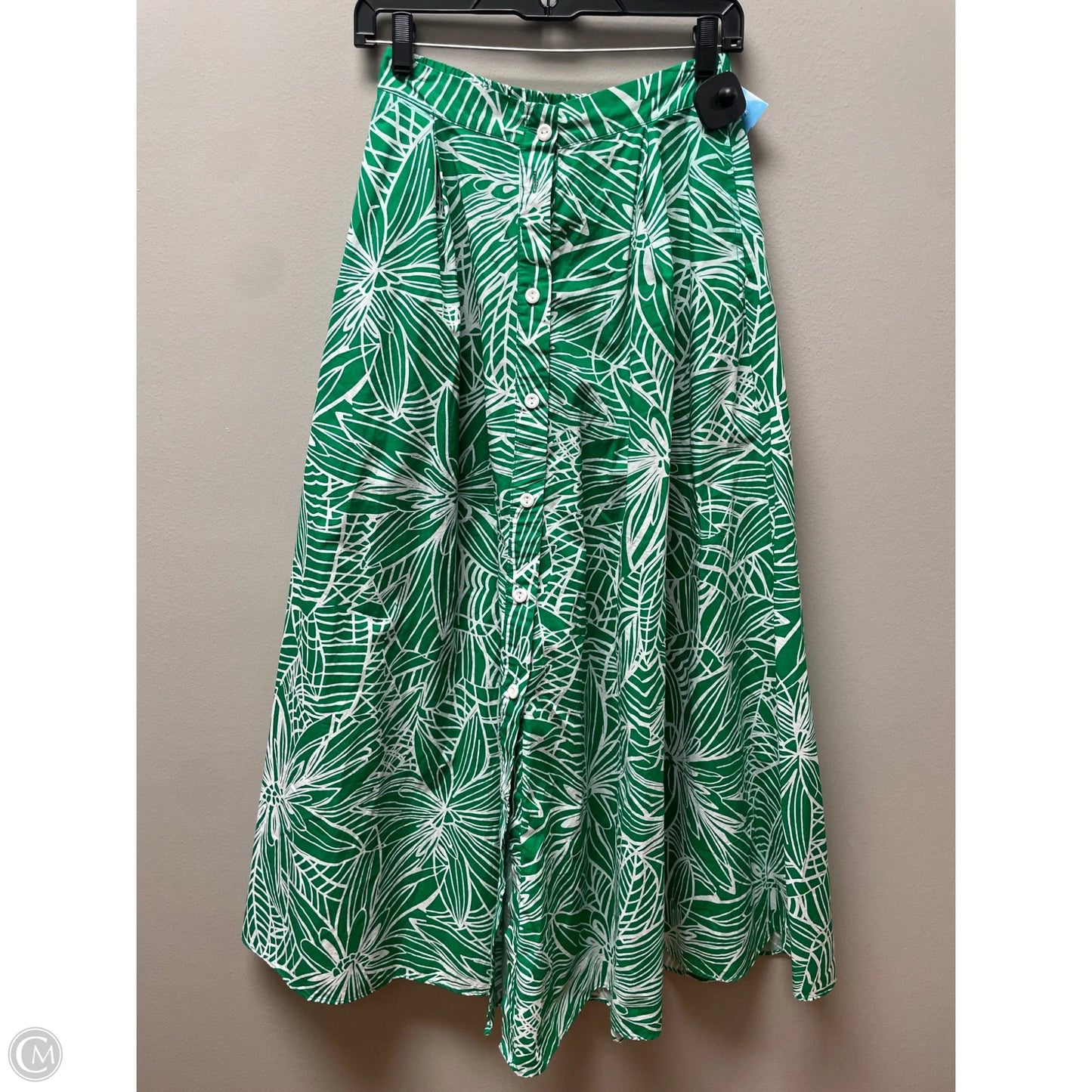 Skirt Maxi By Target-designer In Green & White, Size: 0