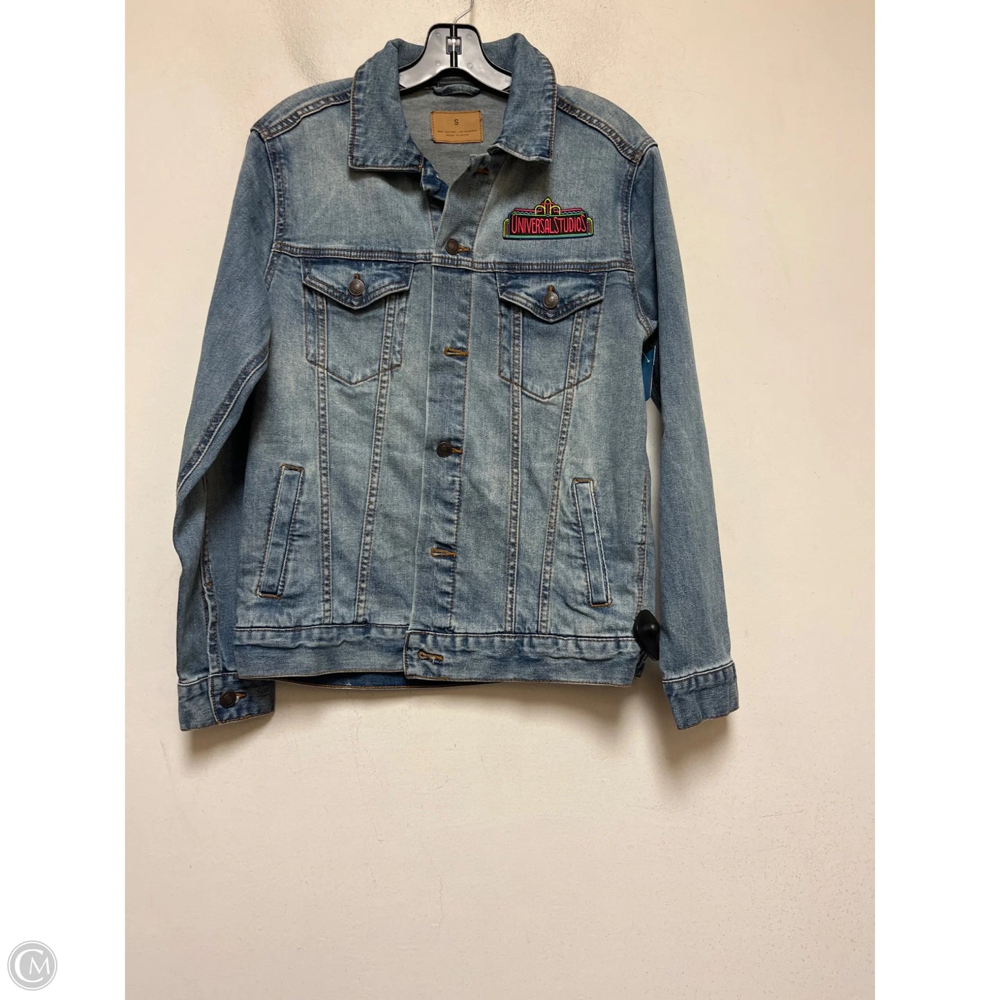 Jacket Denim By Clothes Mentor In Blue Denim, Size: S