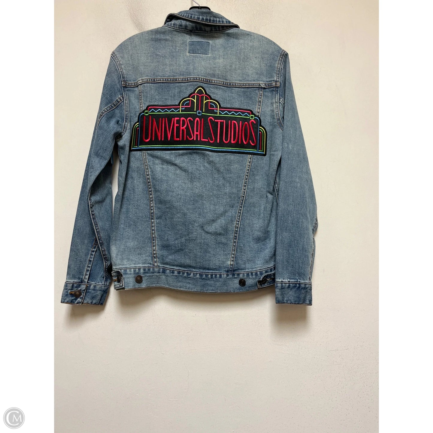 Jacket Denim By Clothes Mentor In Blue Denim, Size: S