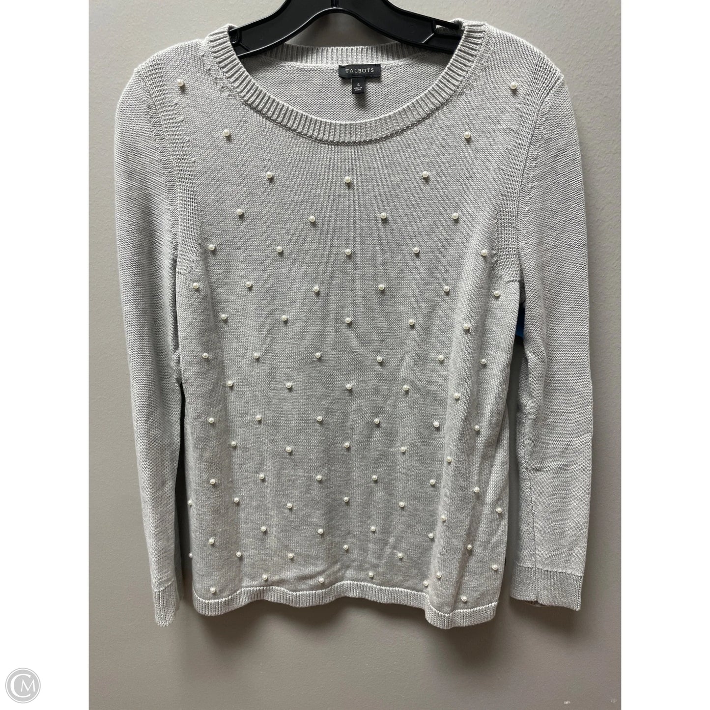 Sweater By Talbots In Grey, Size: S