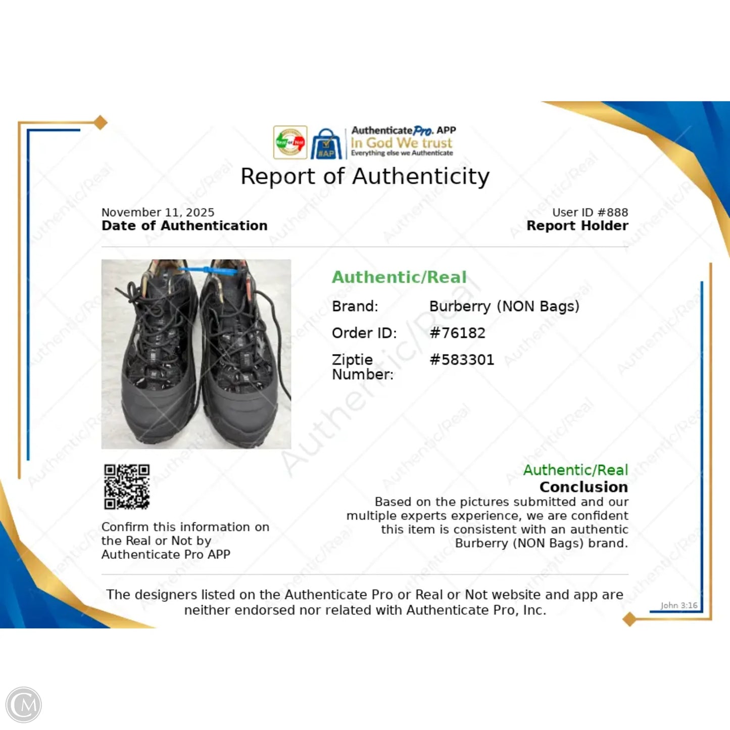 Shoes Luxury Designer By Burberry In Black, Size: 9