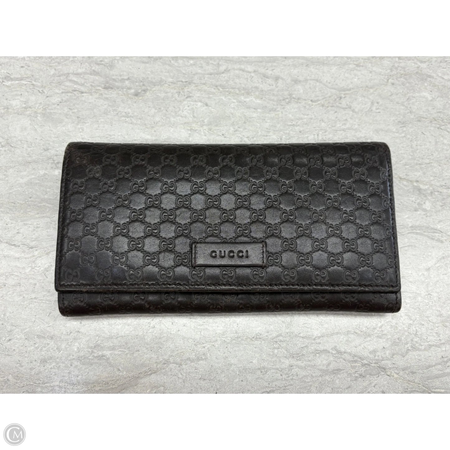 Wallet Luxury Designer By Gucci, Size: Large