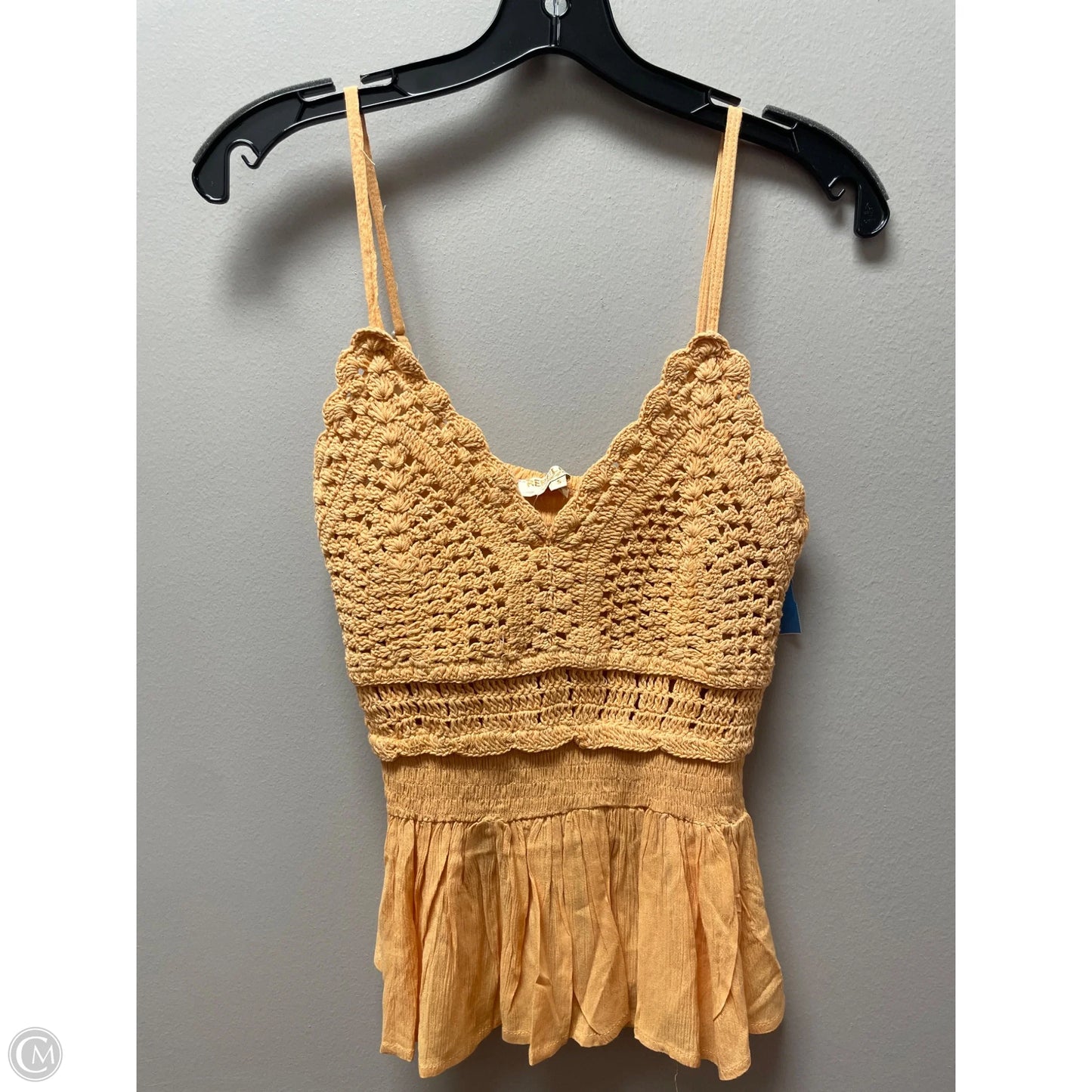 Top Sleeveless By Rebellion In Orange, Size: S