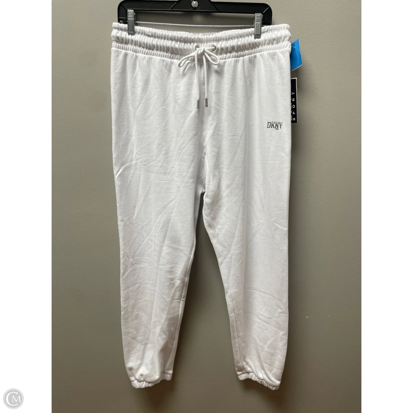 Athletic Pants By Dkny In White, Size: M