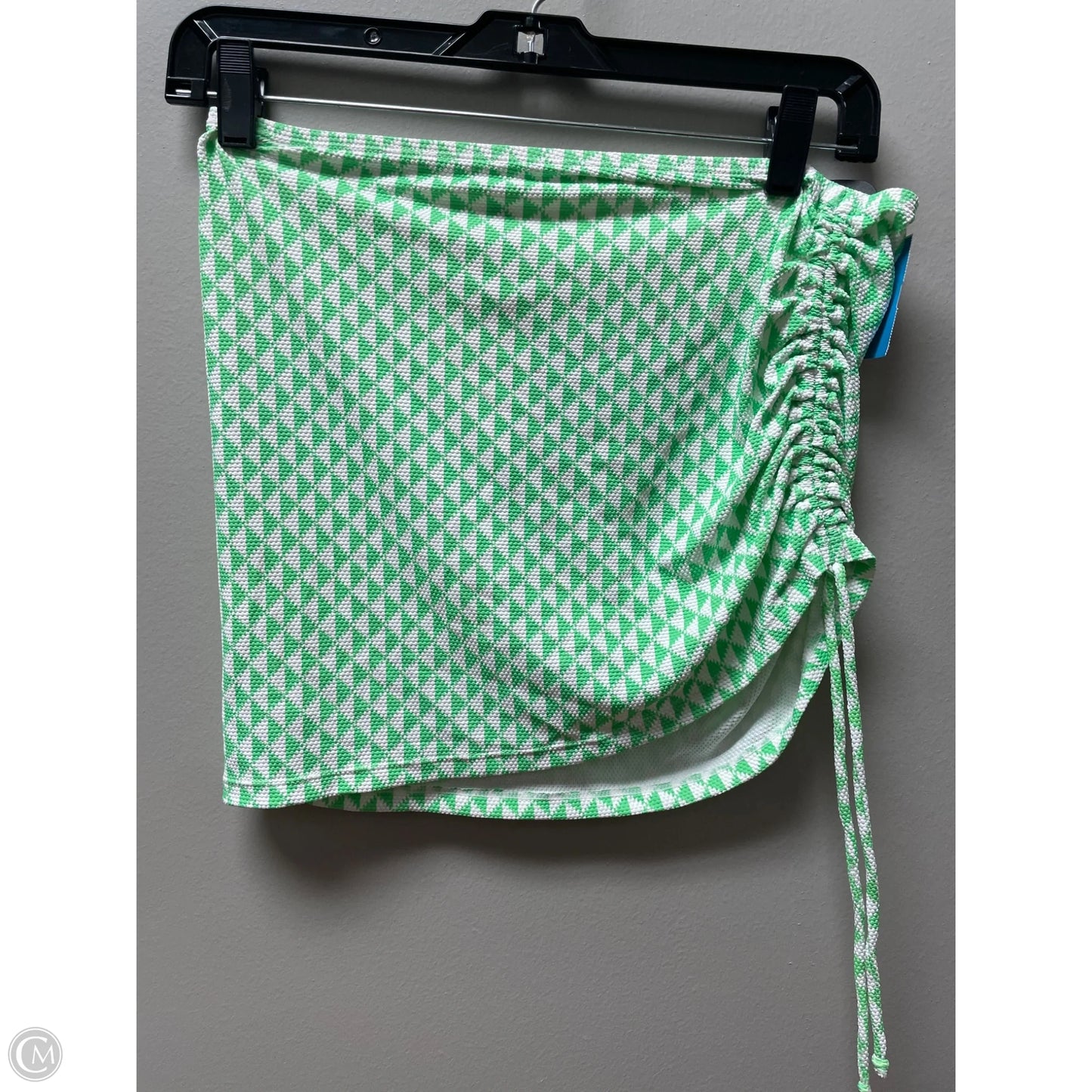 Swimwear Cover-up By Jessica Simpson In Green & White, Size: 6