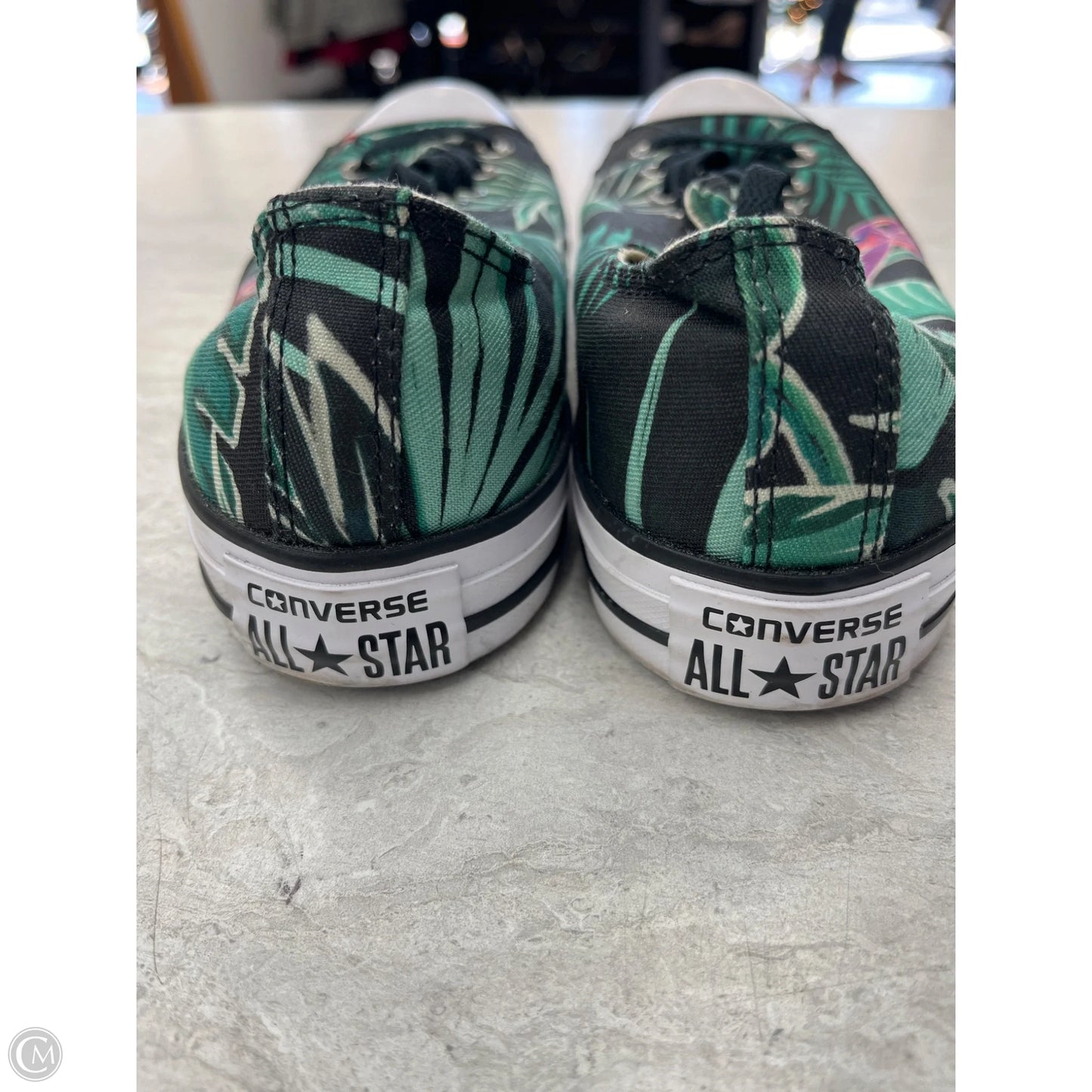 Shoes Sneakers By Converse In Tropical Print, Size: 8.5