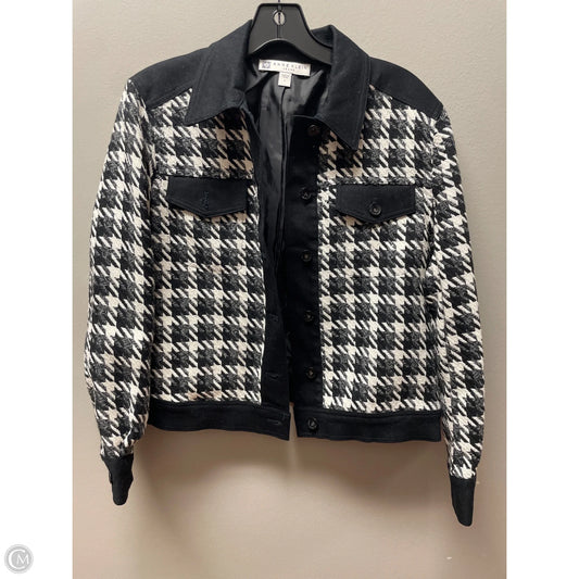 Jacket Other By Anne Klein In Plaid Pattern, Size: S
